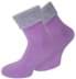 Bild von 2 Paar Angora-Wellness-Socken mit Umschlag Lila/Violett