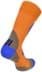 Bild von 3 Paar Sportsocken mit Schienbein- und Fußrückenpolster Orange/Blau