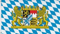 Bild von Fahne Flagge 300 cm × 500 cm Bayern