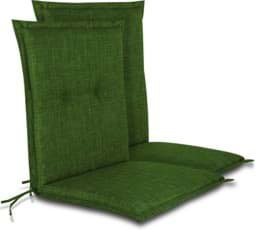 Bild von 2 Stuhlauflagen Niedriglehner Grün