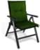 Bild von 4 Stuhlauflagen Niedriglehner Grün