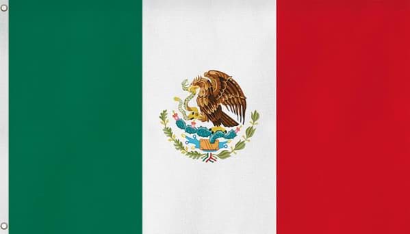Bild von Fahne Länderflagge 90 cm x 150 cm Mexiko