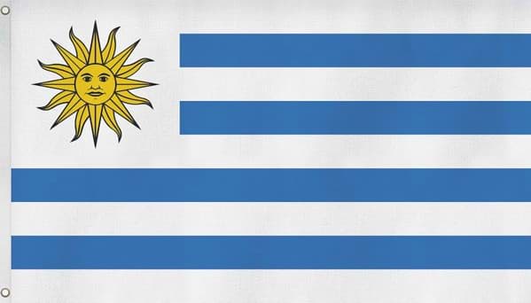 Bild von Fahne Länderflagge 90 cm x 150 cm Uruguay