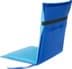 Bild von Zweifarbige Stuhlauflage Niedriglehner „Milazzo“ Blau/Türkis