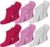 Bild von 6 Paar Bambus-Gesundheitssocken Sneakers Pink/Rosa/Weiß