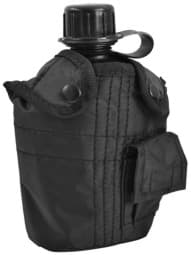 Bild von US Feldflasche mit Stoffbezug, 1 l Schwarz