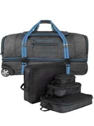 Bild von Reisetasche 120 L mit 4 Kleidertaschen Blau