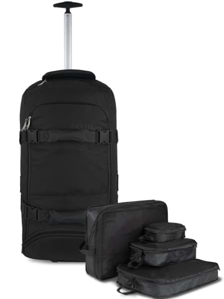 Bild von Reisetasche mit Rucksackfunktion 90 L mit 4 Kleidertaschen