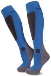 Bild von 2 Paar Ski-Kniestrümpfe „New-Style“ Blau/Dunkelgrau/Grau