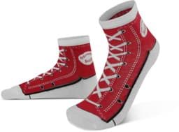 Bild von 4 Paar Socken im Schuh-Design Rot