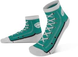 Bild von 4 Paar Socken im Schuh-Design Smaragd