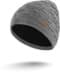 Bild von Merinowoll-Mütze „Yuma“ mit Design Grau